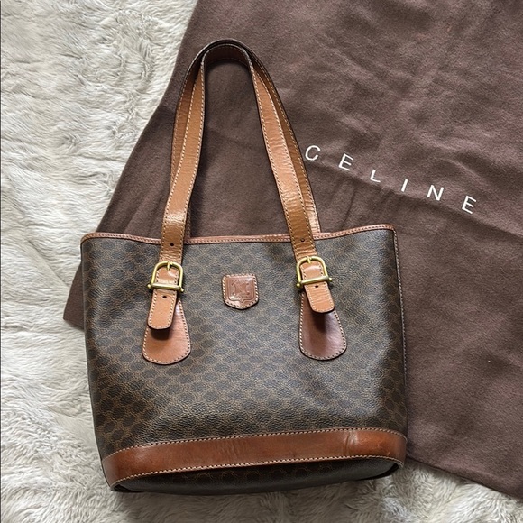 Celine Macadam Canvas Tote - Picture 1 of 16
